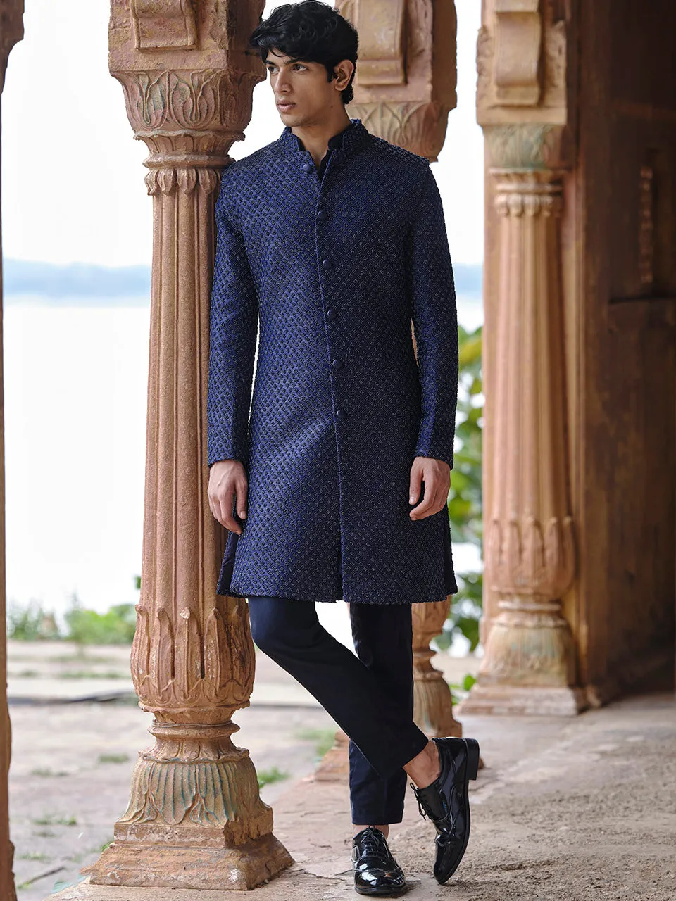 B SMALL SCALLOP BEADED DECONSTRUCTED SET
