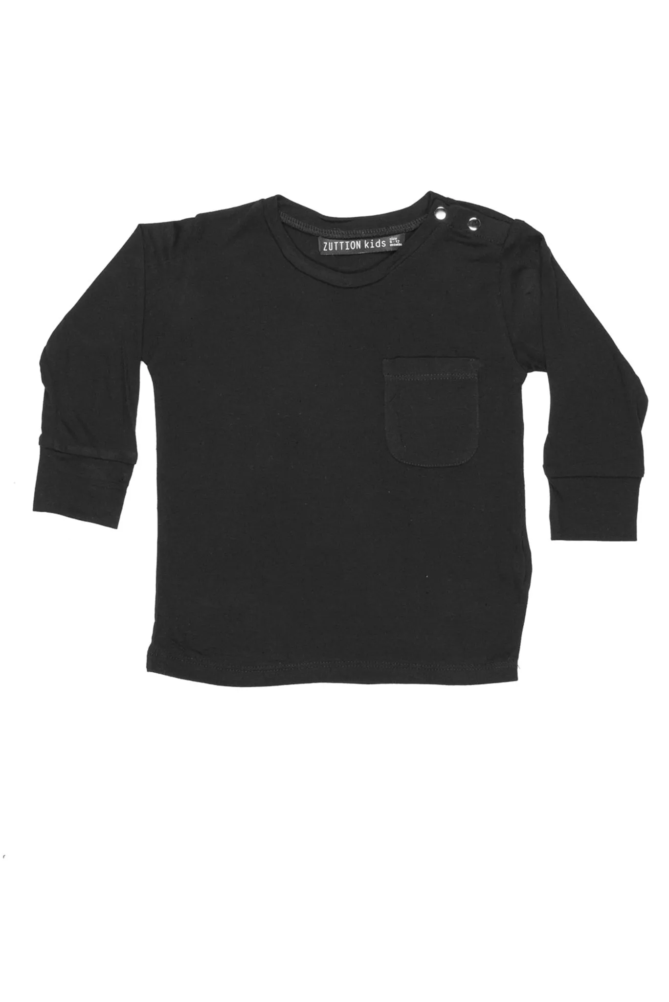 Baby Long Sleeve Tee Black