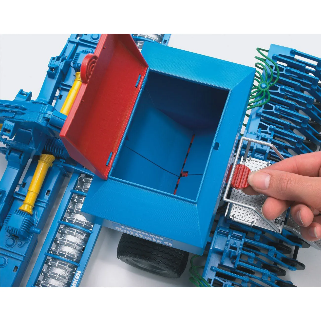Bruder 02026 Lemken Solitair 9 Sowing Combination Farm Tractor