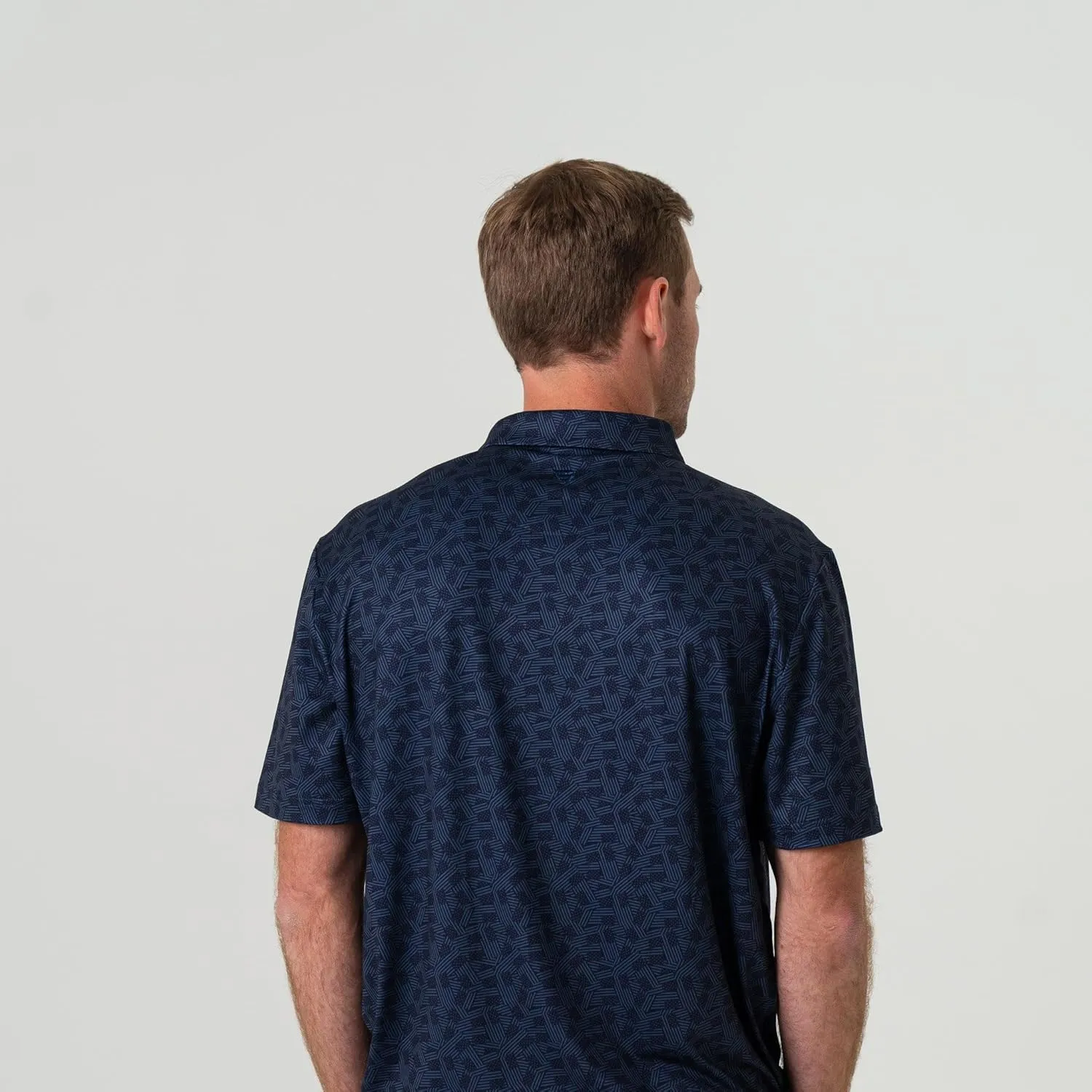 Burlebo Mens Stars and Stripes Polo