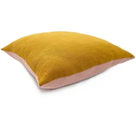 Elba Linen Cushion Blush/Maize