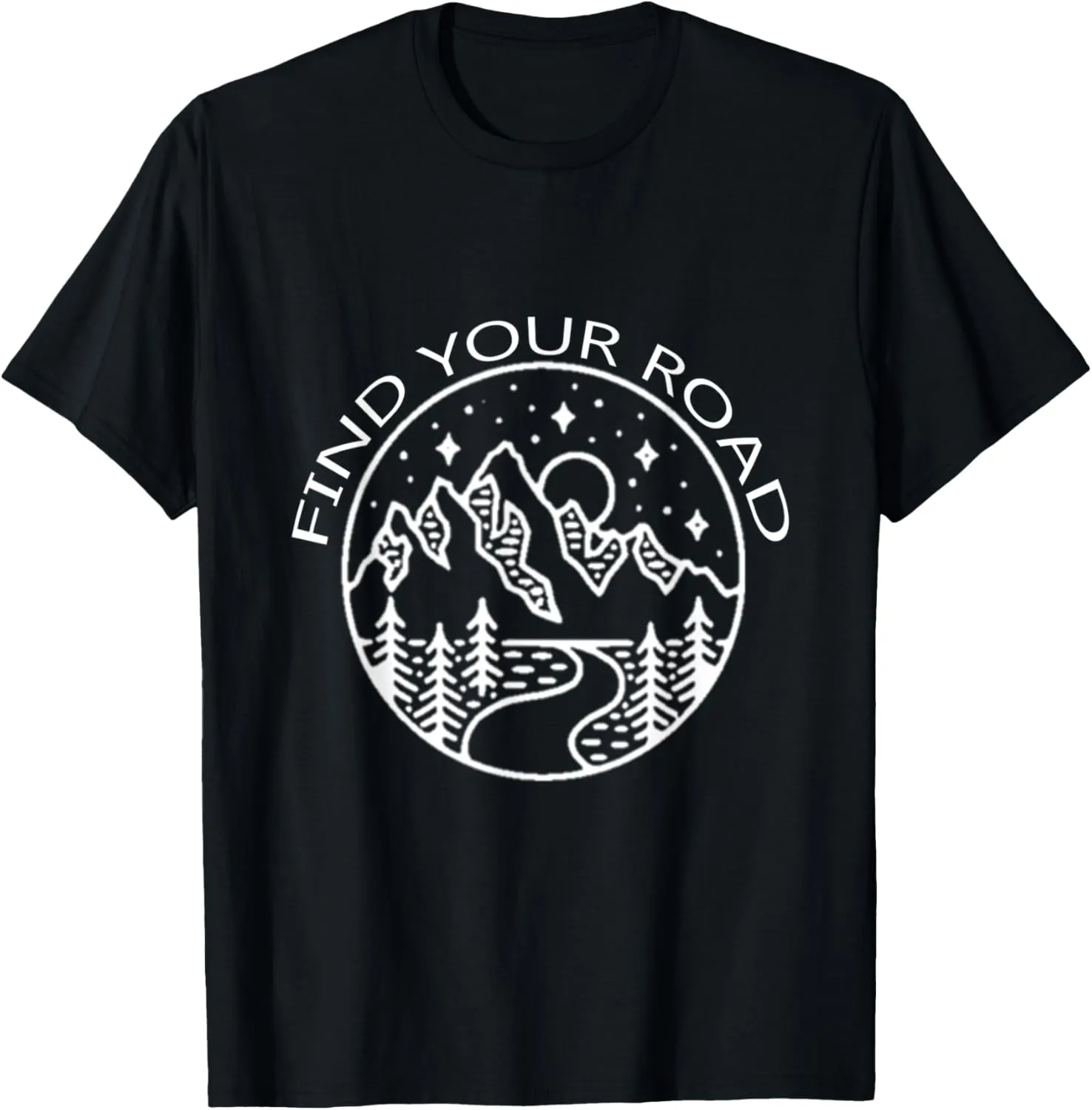Find Your Road Mountains and Adventure Travel t-shirt