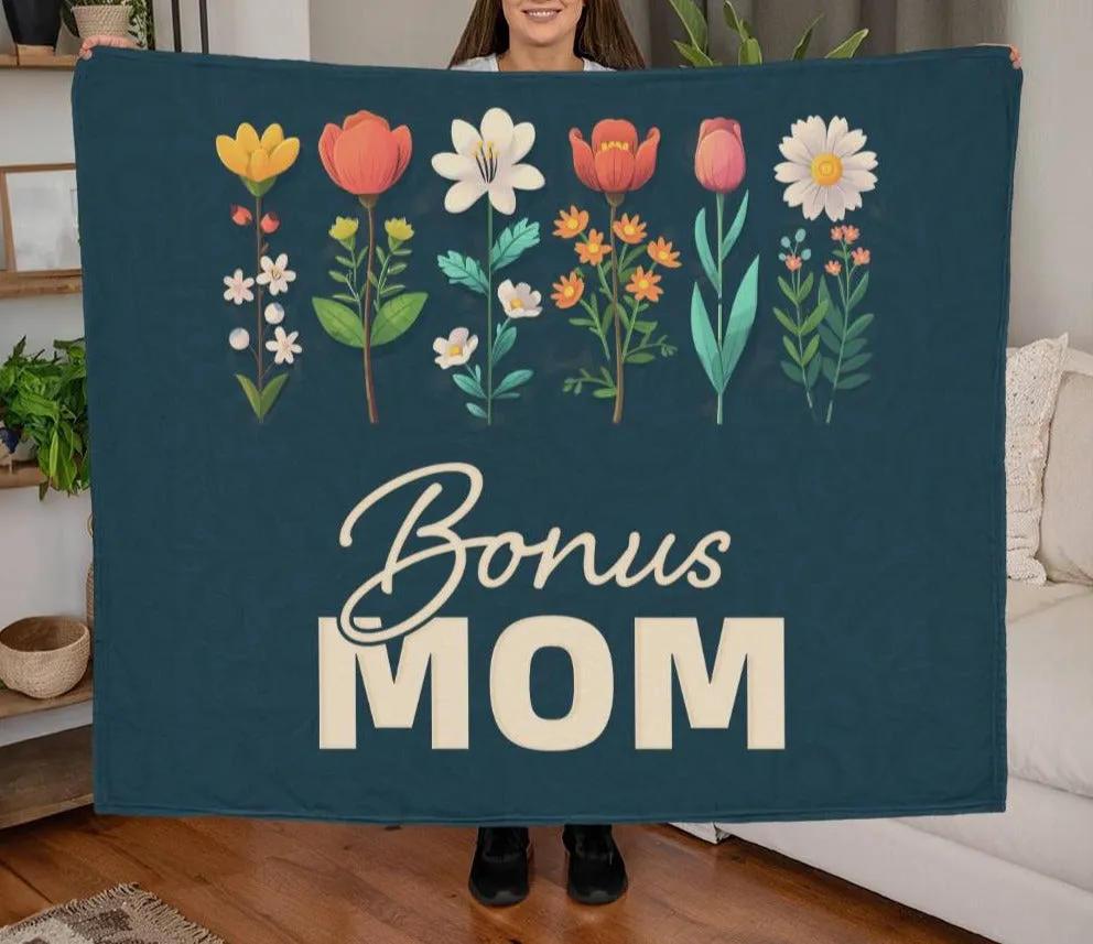 Floral Bonus Mom Blanket (50x60)
