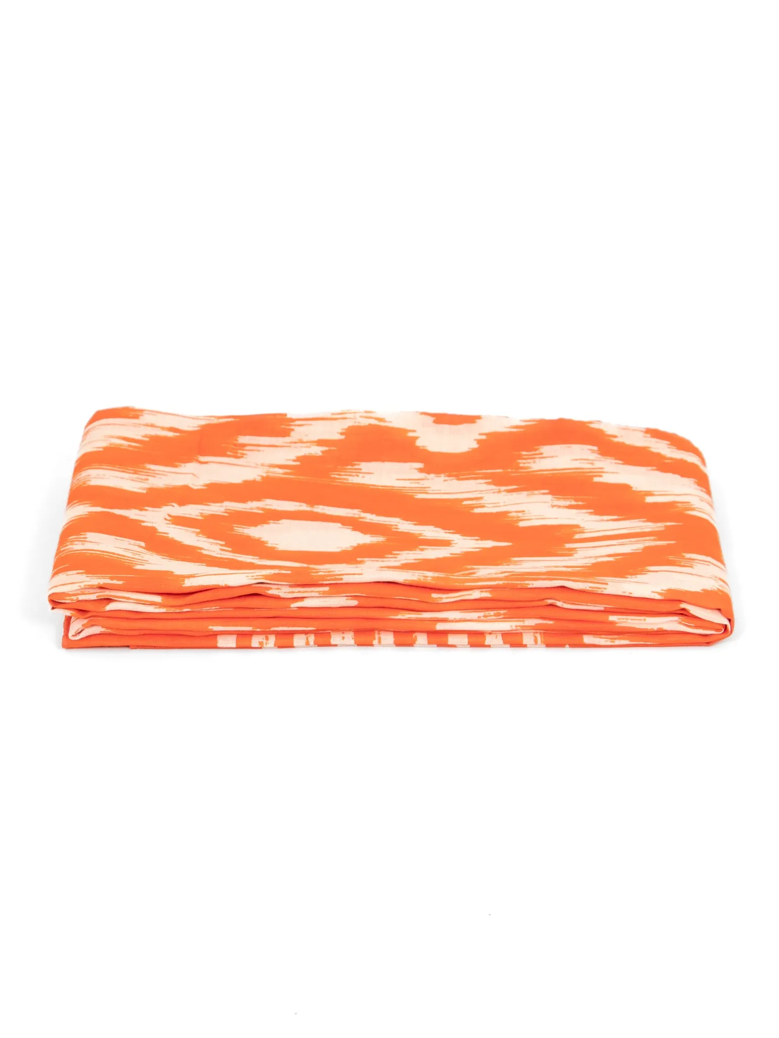 Indie Lightweight Cotton Scarf - Orange, Aztec