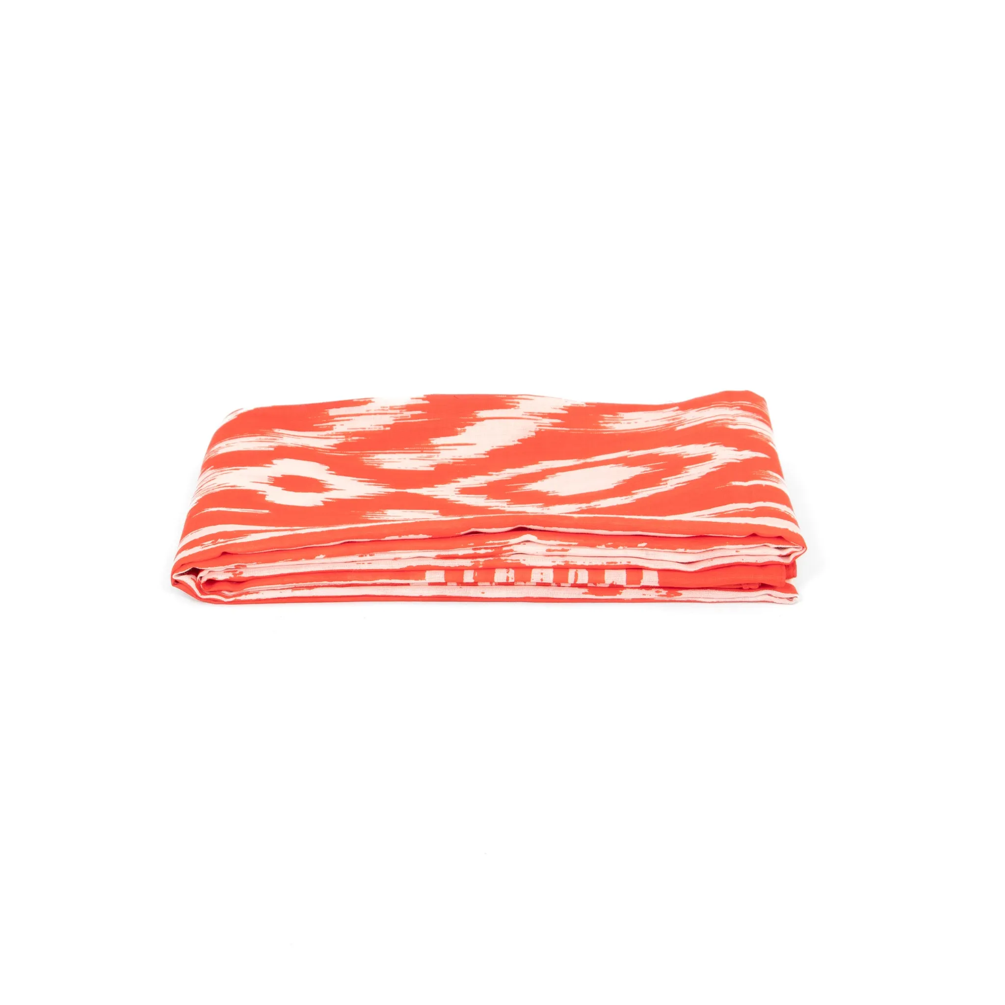 Indie Lightweight Cotton Scarf - Orange, Aztec
