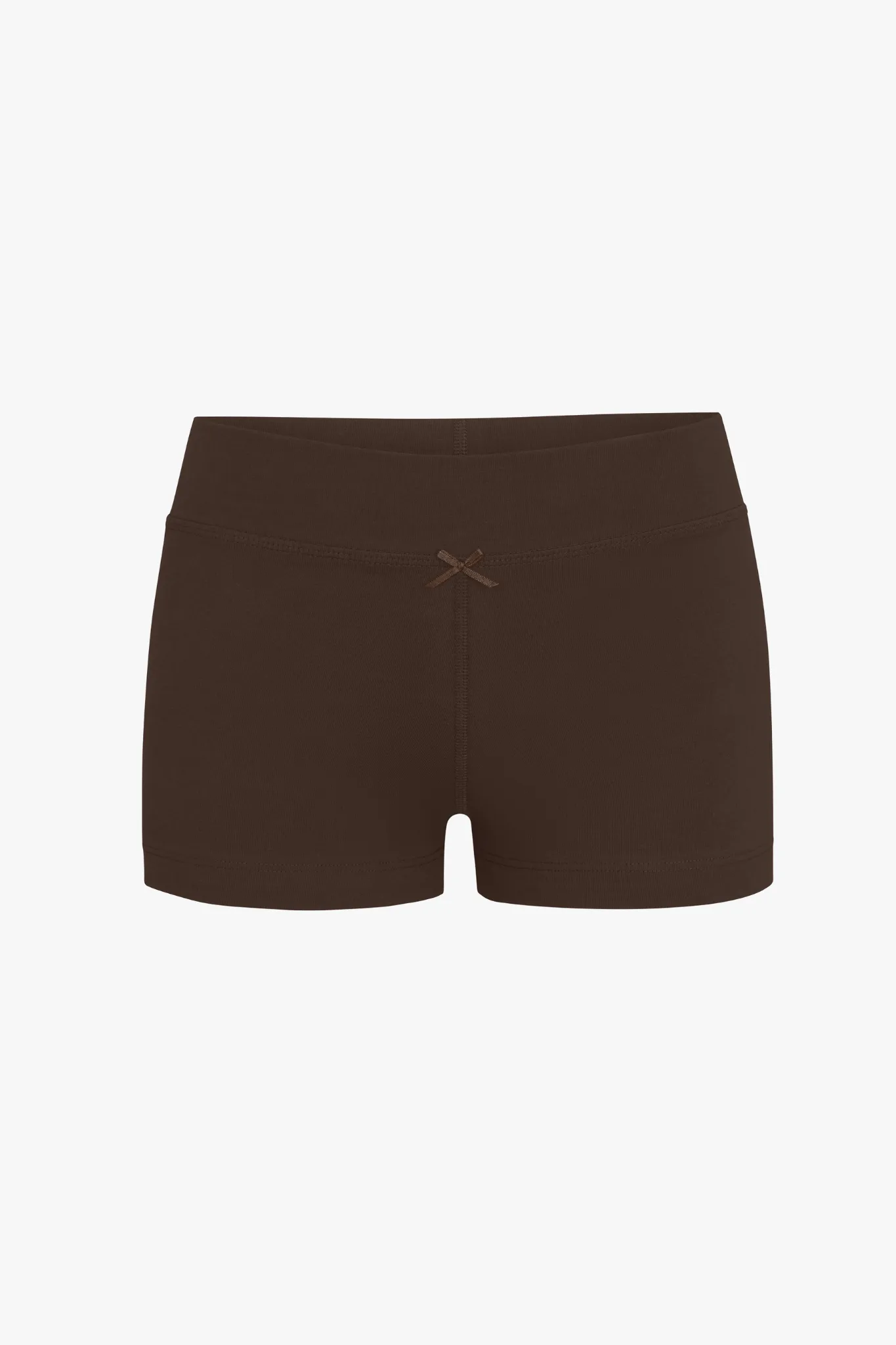 LOUNGE BIKE SHORTS IN MOCHA