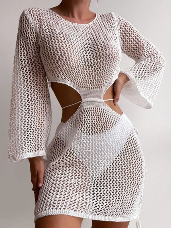 Luna Open Knit Cover Up