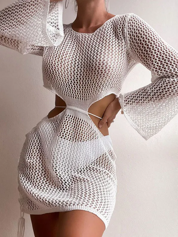 Luna Open Knit Cover Up