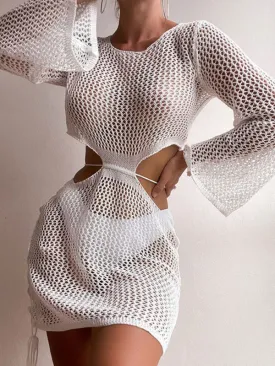 Luna Open Knit Cover Up