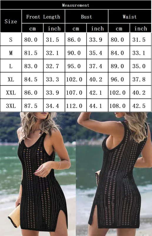 Luna White Crochet Cover Up