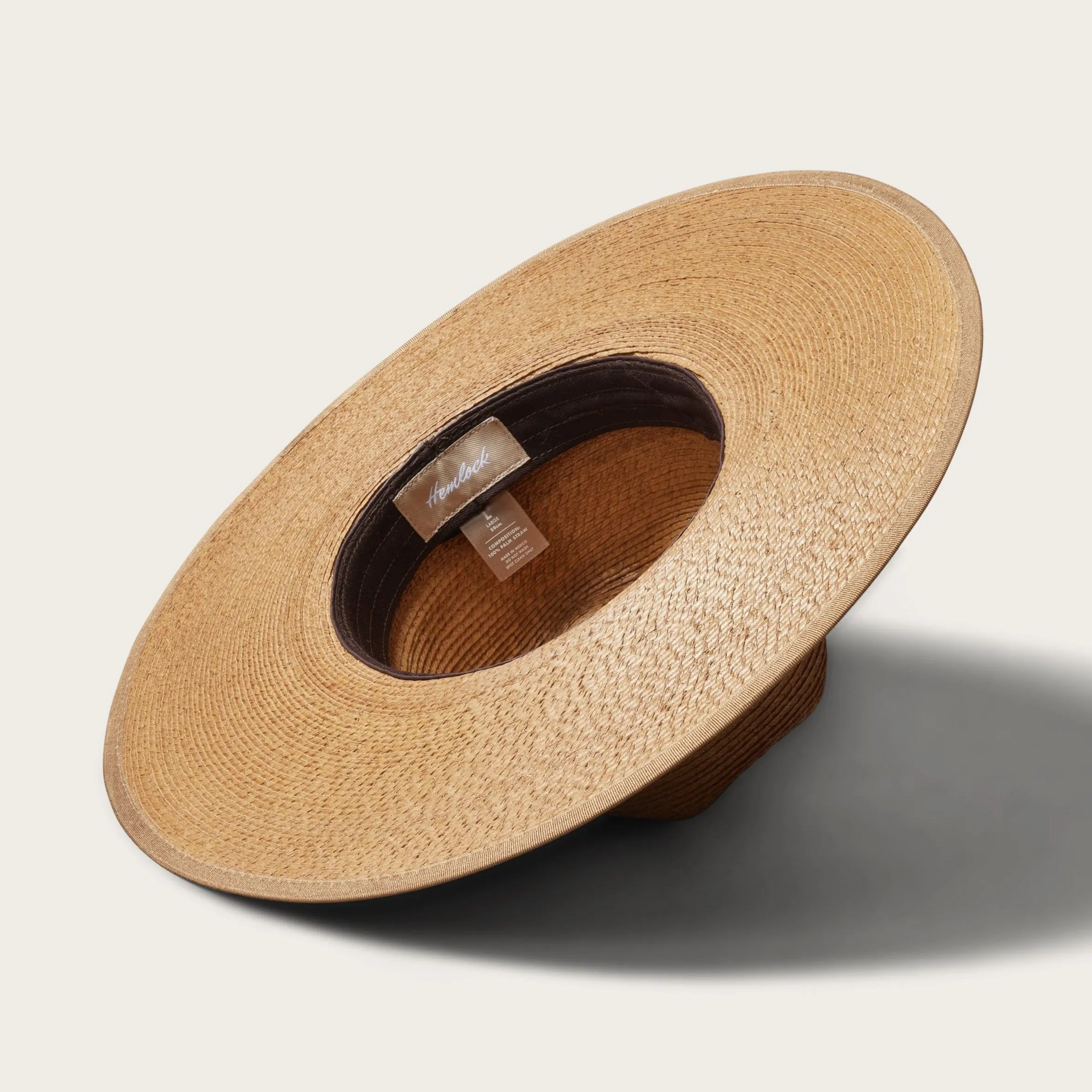 Old-World Straw Fedora in Saddle
