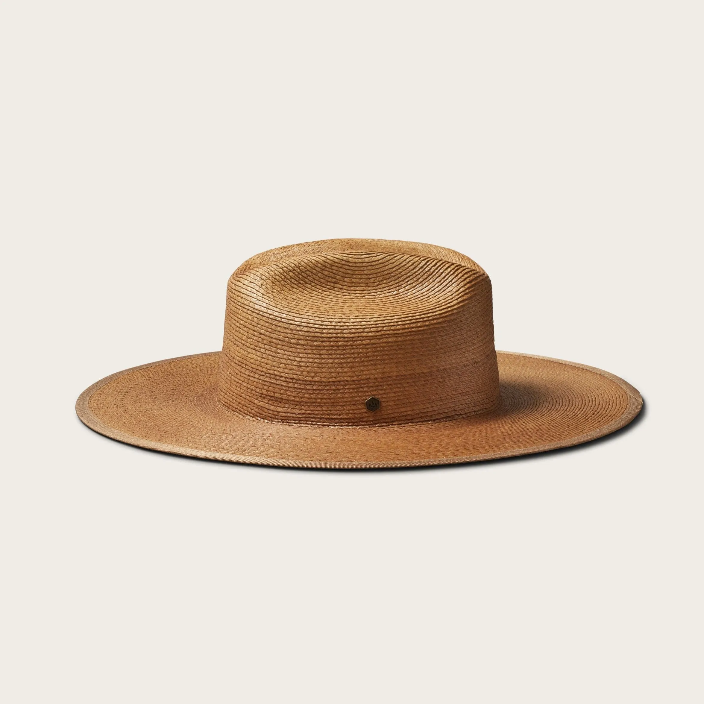 Old-World Straw Fedora in Saddle