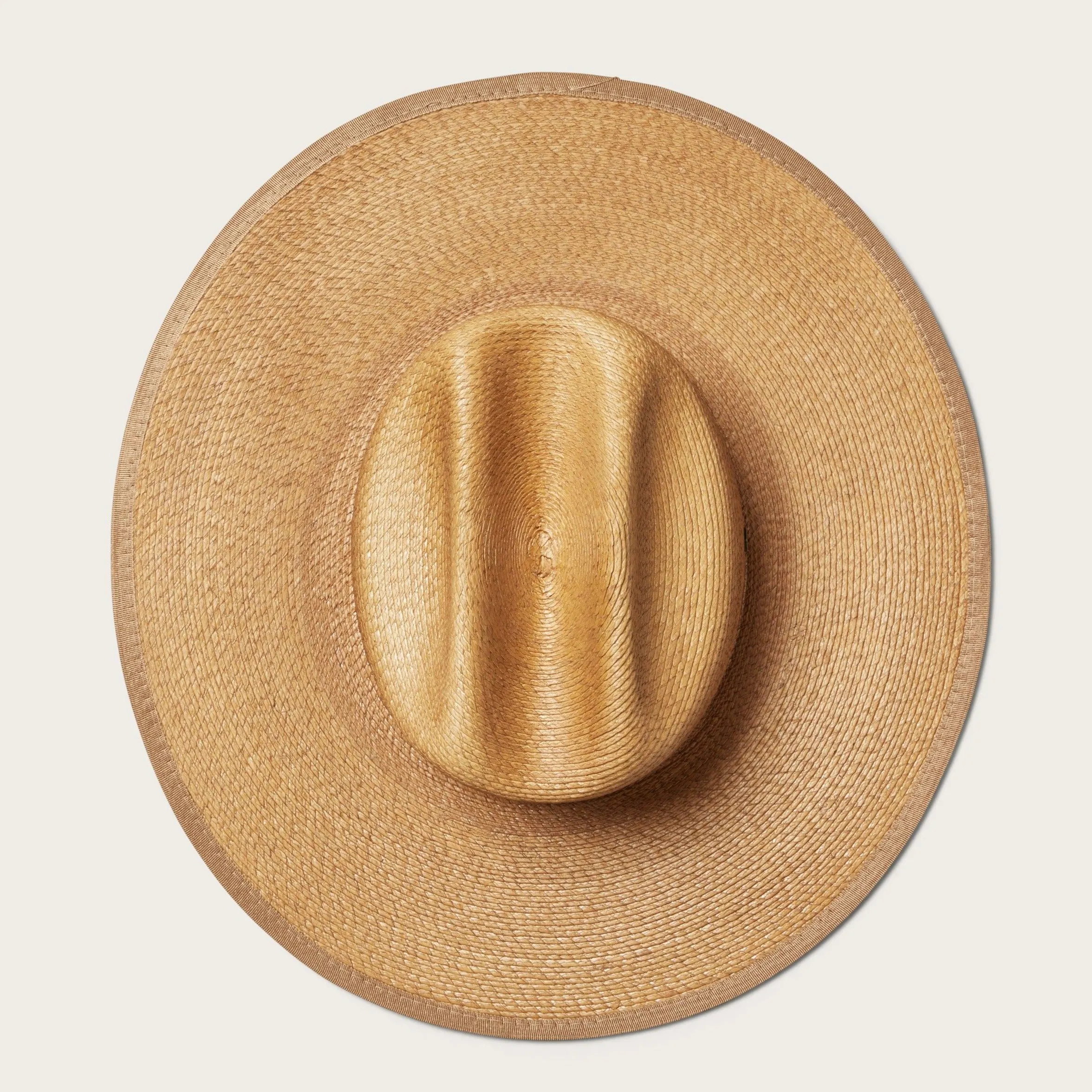 Old-World Straw Fedora in Saddle