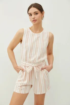 Palermo Belted Romper