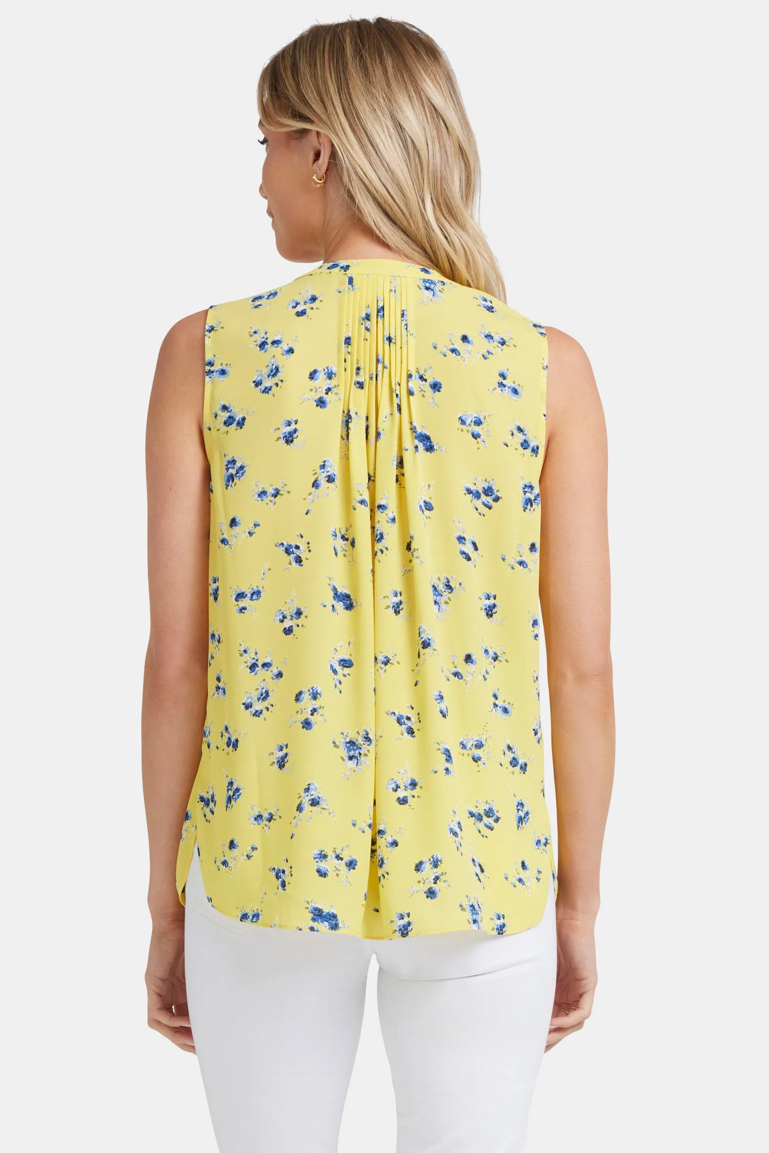 Sleeveless Pintuck Blouse  - Mimosa Park