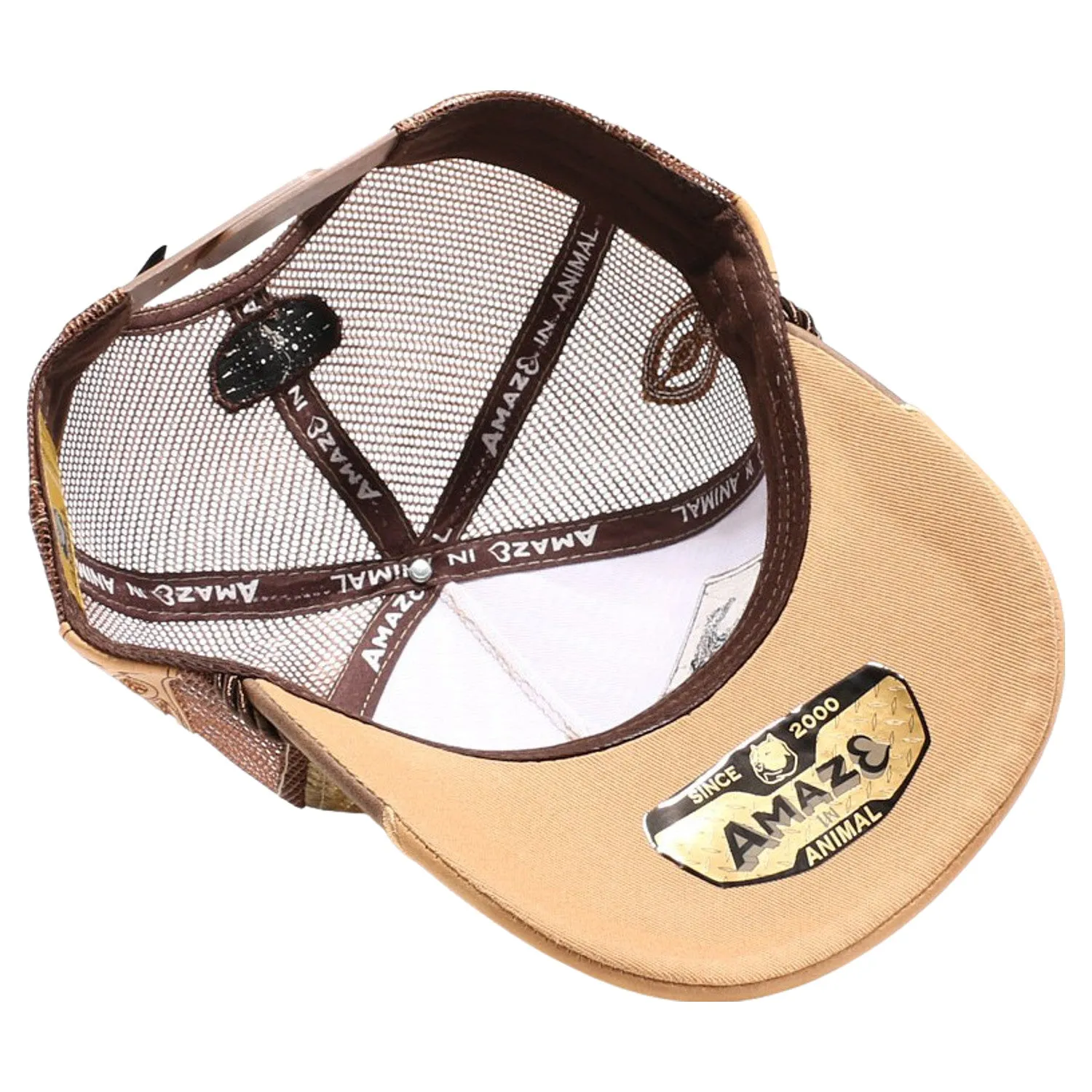 Straw Amaze In Animal Horse Hat (Khaki/Brown)