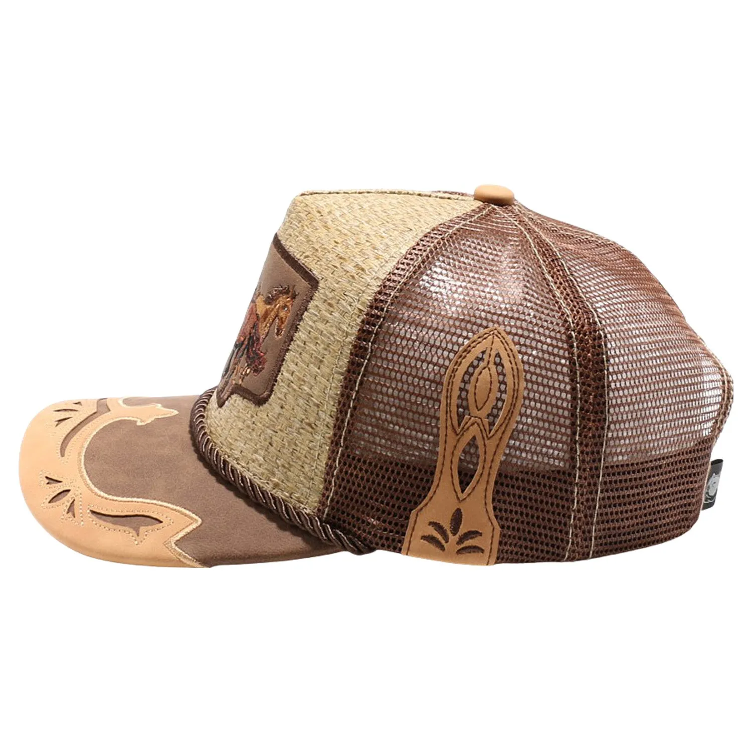 Straw Amaze In Animal Horse Hat (Khaki/Brown)