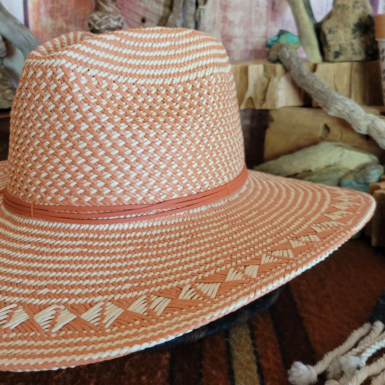 Straw Hat "Eppie" by American Hat Makers     NAT/TRC