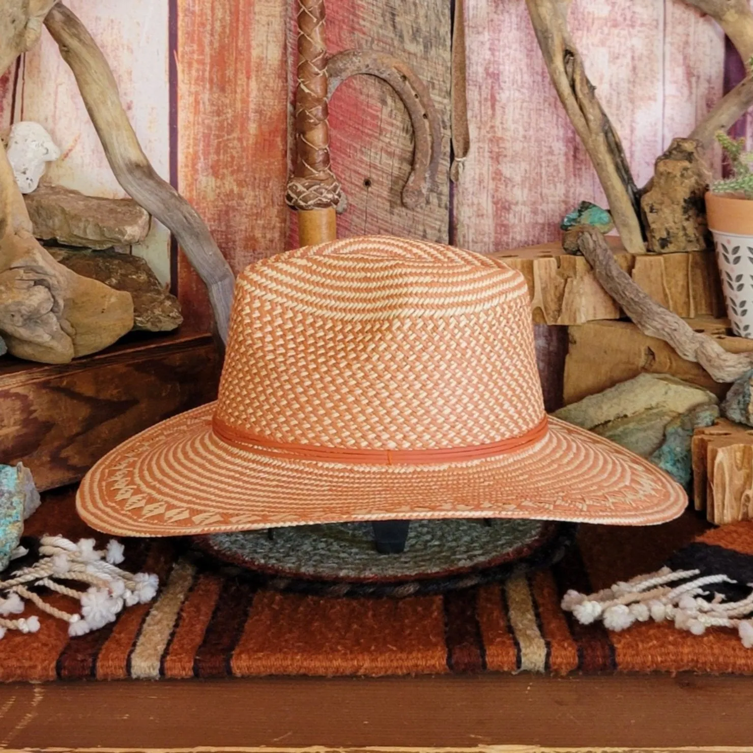 Straw Hat "Eppie" by American Hat Makers     NAT/TRC