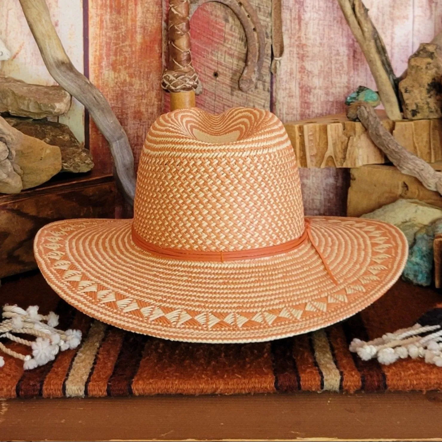 Straw Hat "Eppie" by American Hat Makers     NAT/TRC