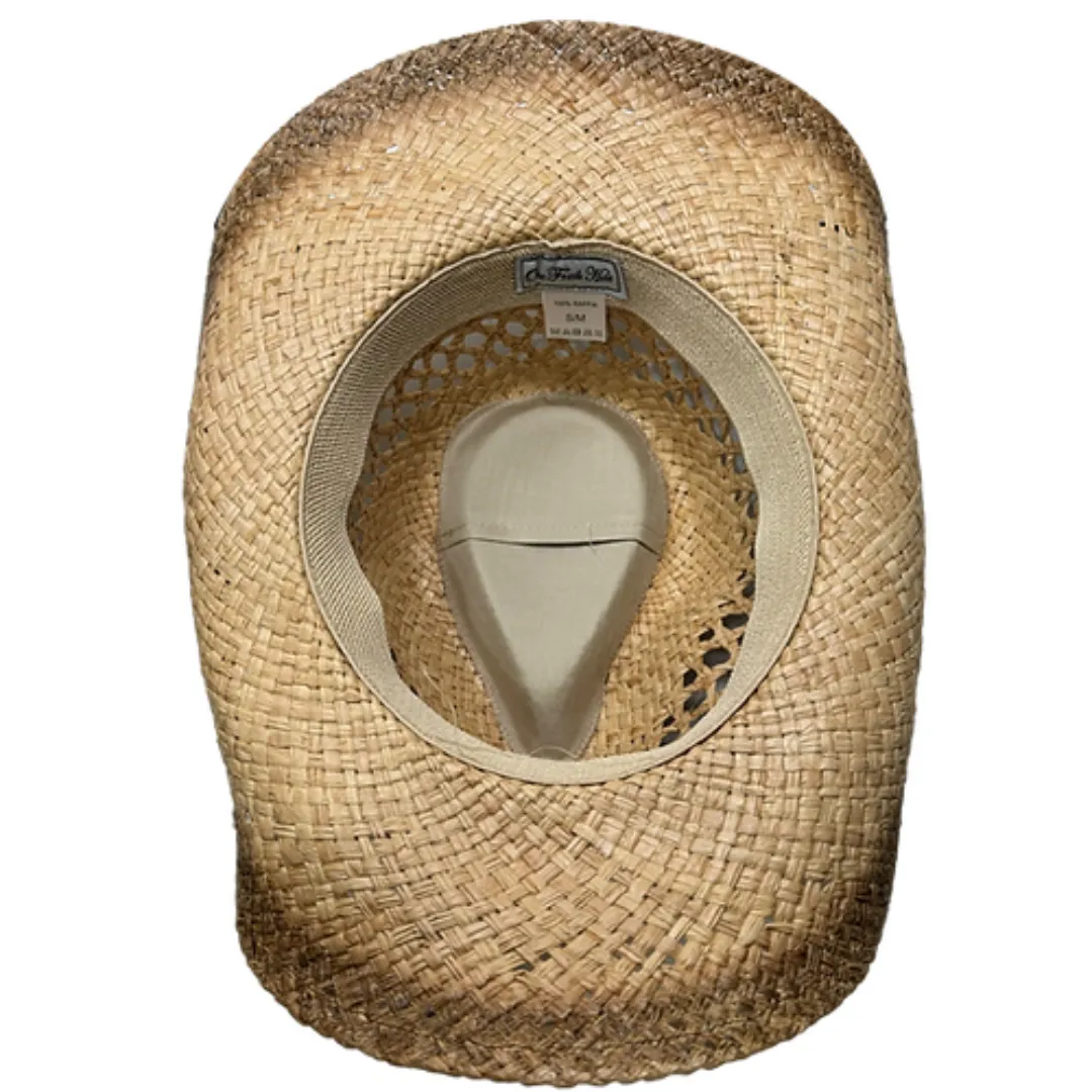 Sundance Straw Hat With Turquoise Stone Band