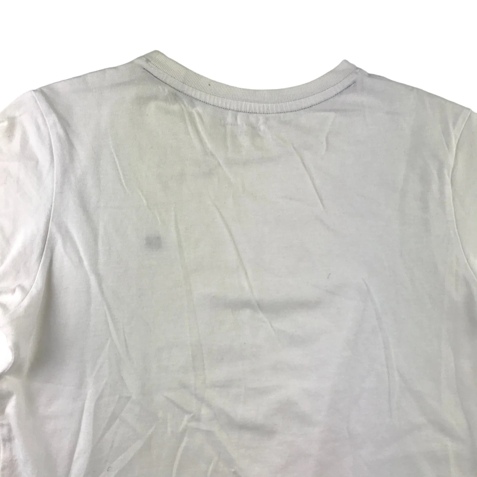 Tommy Hilfiger T-shirt 12-14 years white plain short sleeve cotton