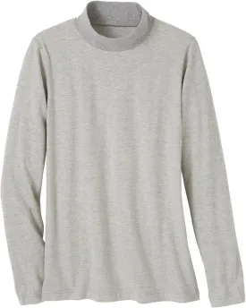 Turtle Bay New York All Season Women's Long Sleeve Cotton Blend Mock Neck Tops in 5 Attractive Colours and Plus Sizes