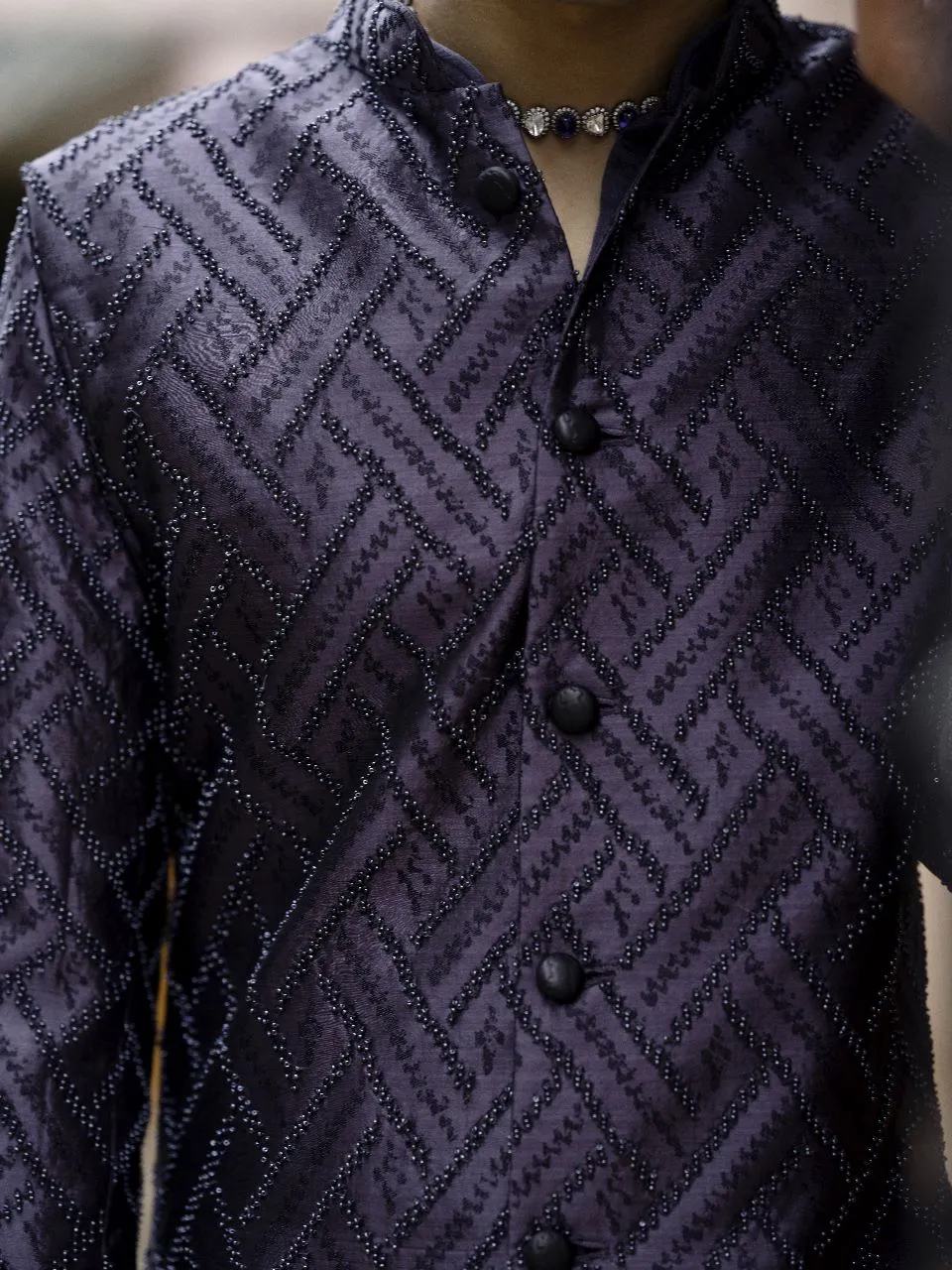 ZIG ZAG BEADED DECONSTRUCTED SET