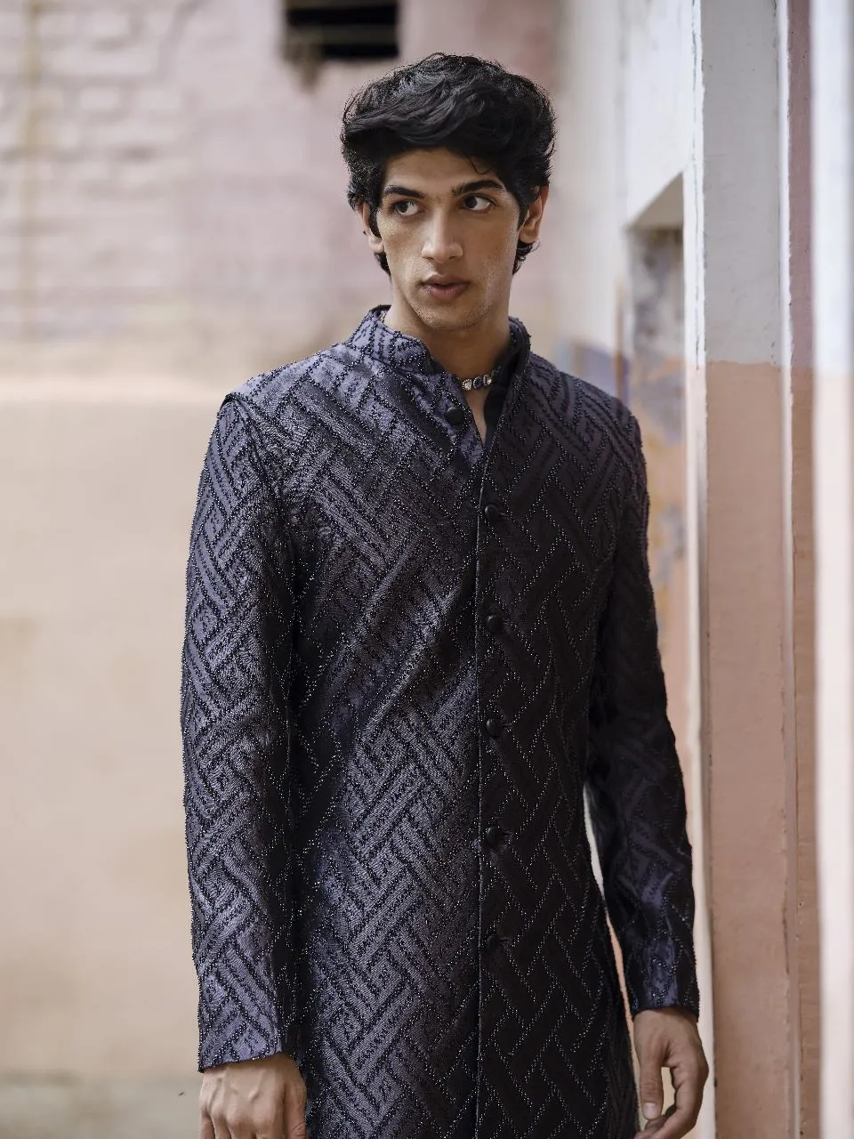 ZIG ZAG BEADED DECONSTRUCTED SET